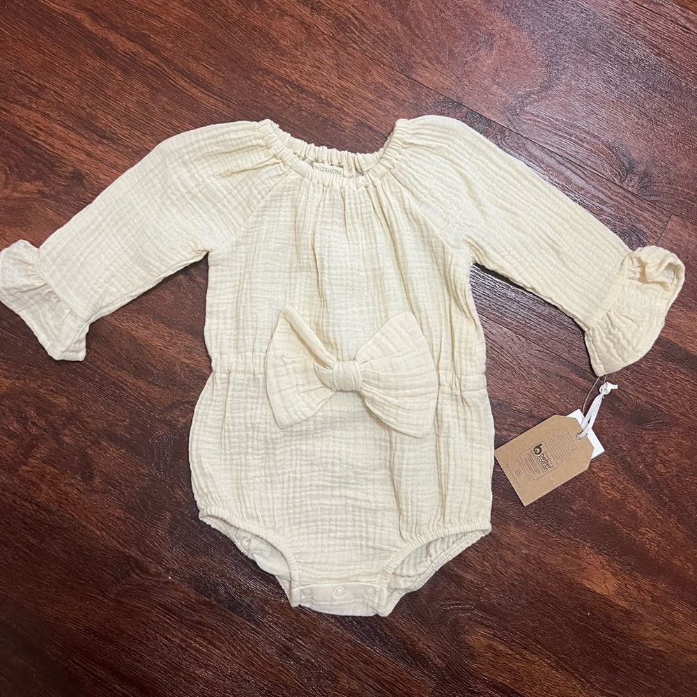 Grayson Collective Mini Baby Girls Bow Romper